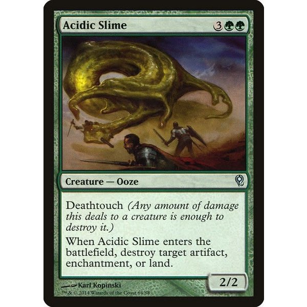 Magic: The Gathering Acidic Slime (064) Moderately Played