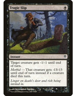 Magic: The Gathering Tragic Slip (066) Moderately Played