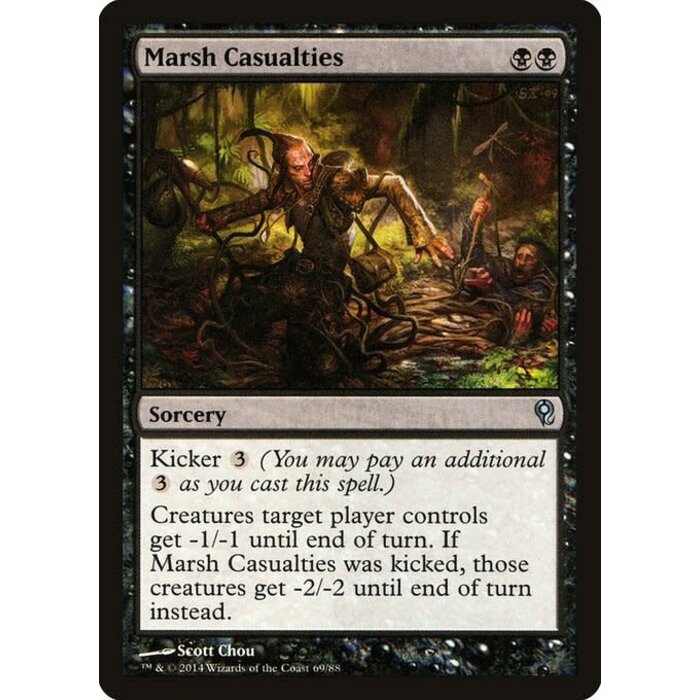 Magic: The Gathering Marsh Casualties (069) Moderately Played