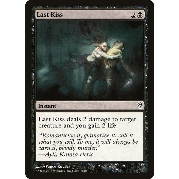 Magic: The Gathering Last Kiss (071) Moderately Played