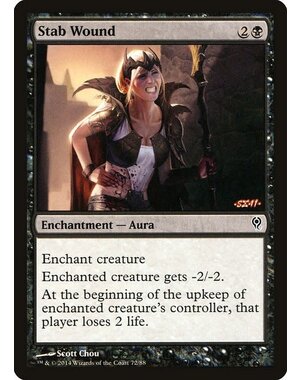 Magic: The Gathering Stab Wound (072) Moderately Played