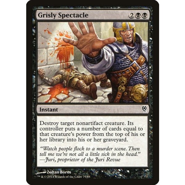 Magic: The Gathering Grisly Spectacle (075) Moderately Played