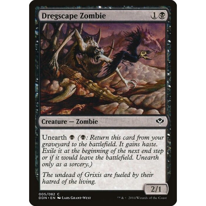 Magic: The Gathering Dregscape Zombie (005) Moderately Played