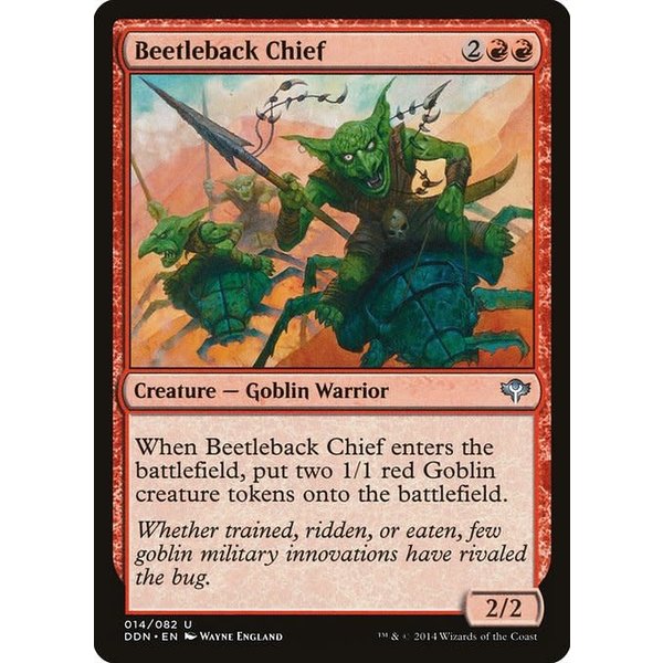 Magic: The Gathering Beetleback Chief (014) Lightly Played
