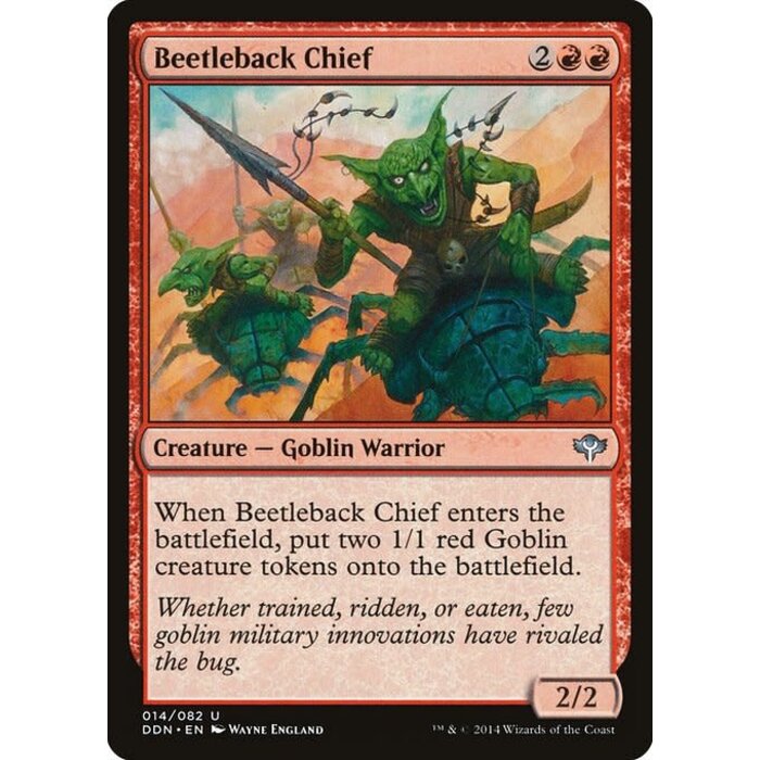 Magic: The Gathering Beetleback Chief (014) Lightly Played