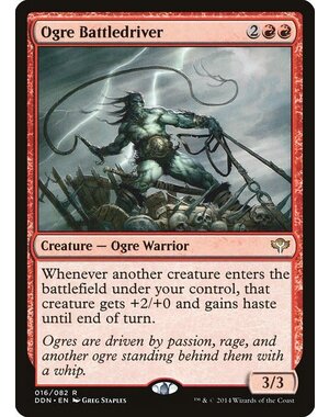Magic: The Gathering Ogre Battledriver (016) Moderately Played