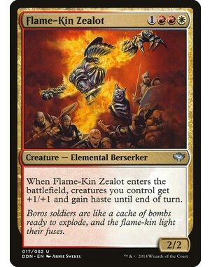 Magic: The Gathering Flame-Kin Zealot (017) Moderately Played