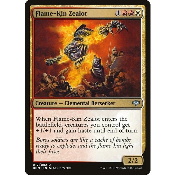 Magic: The Gathering Flame-Kin Zealot (017) Moderately Played