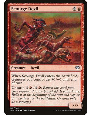 Magic: The Gathering Scourge Devil (018) Lightly Played