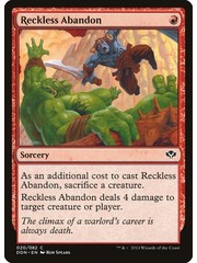Magic: The Gathering Reckless Abandon (020) Moderately Played