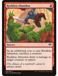 Magic: The Gathering Reckless Abandon (020) Moderately Played