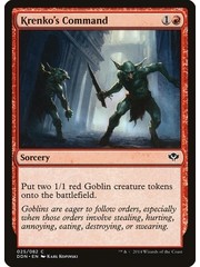 Magic: The Gathering Krenko's Command (025) Lightly Played