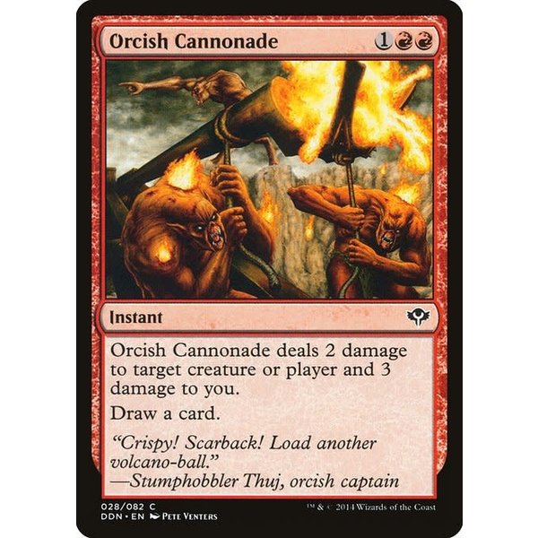 Magic: The Gathering Orcish Cannonade (028) Moderately Played