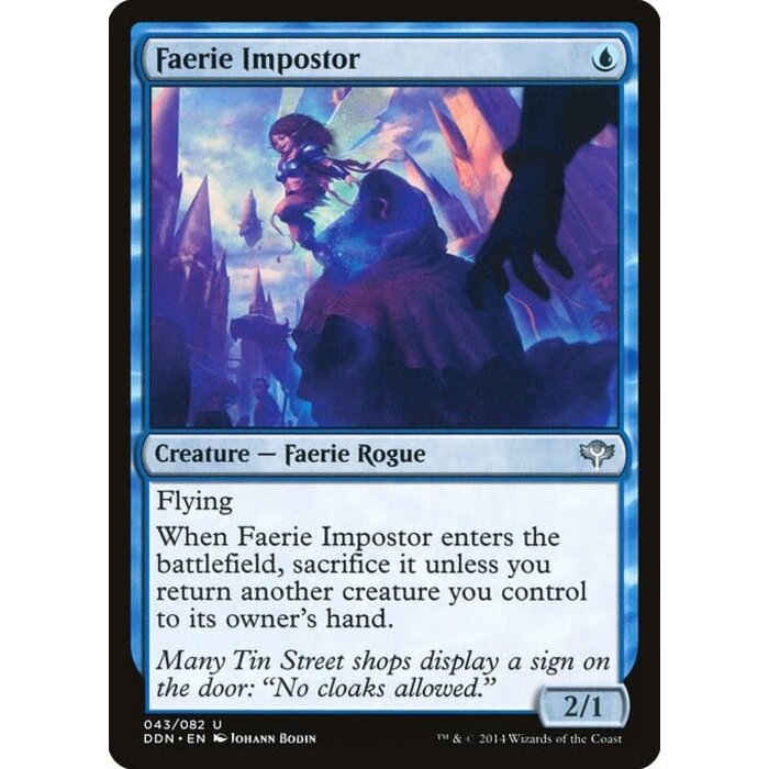 Magic: The Gathering Faerie Impostor (043) Moderately Played