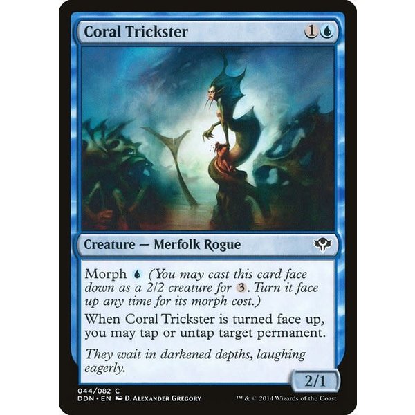 Magic: The Gathering Coral Trickster (044) Moderately Played