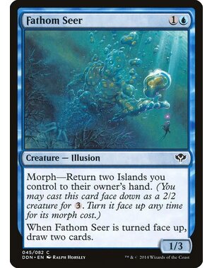 Magic: The Gathering Fathom Seer (045) Moderately Played