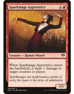 Magic: The Gathering Sparkmage Apprentice (048) Lightly Played