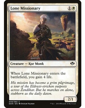 Magic: The Gathering Lone Missionary (049) Lightly Played