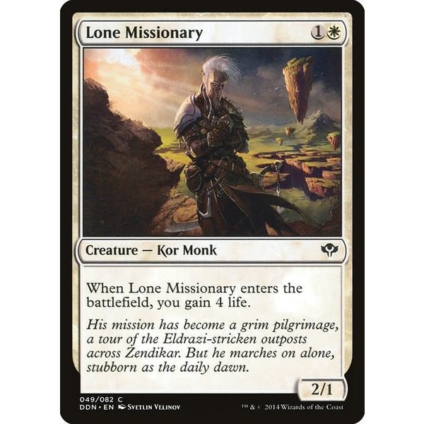 Magic: The Gathering Lone Missionary (049) Lightly Played