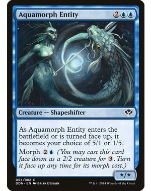 Magic: The Gathering Aquamorph Entity (054) Moderately Played