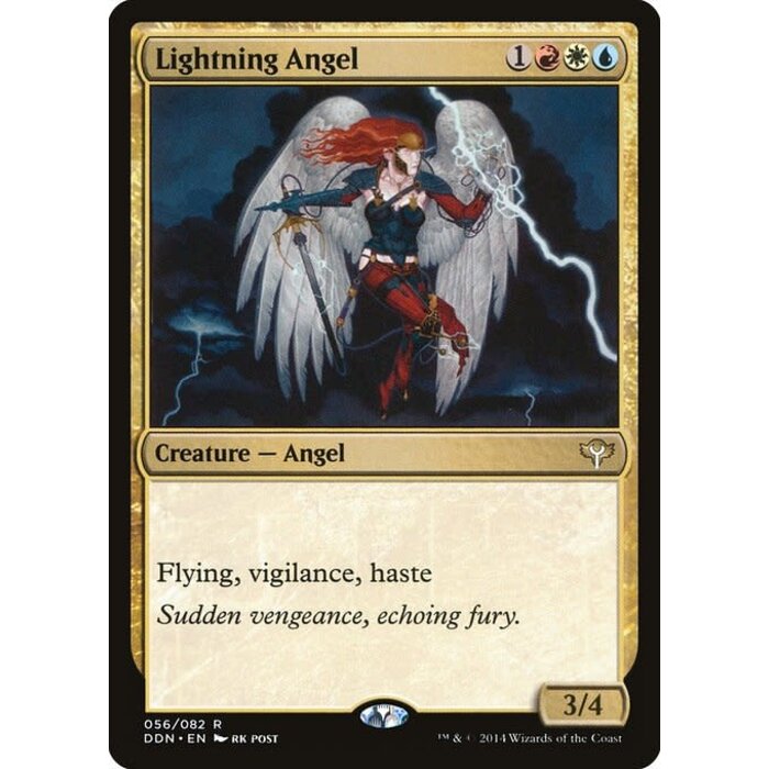 Magic: The Gathering Lightning Angel (056) Moderately Played