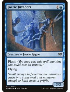 Magic: The Gathering Faerie Invaders (057) Moderately Played
