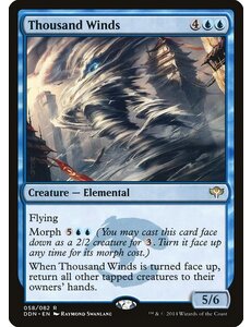 Magic: The Gathering Thousand Winds (058) Lightly Played