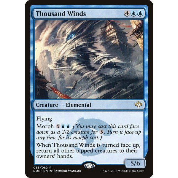 Magic: The Gathering Thousand Winds (058) Lightly Played