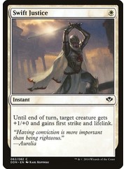Magic: The Gathering Swift Justice (062) Lightly Played