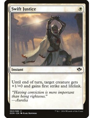 Magic: The Gathering Swift Justice (062) Lightly Played