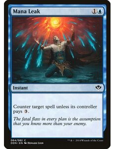 Magic: The Gathering Mana Leak (064) Moderately Played