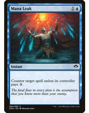 Magic: The Gathering Mana Leak (064) Moderately Played