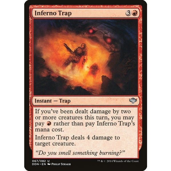 Magic: The Gathering Inferno Trap (067) Lightly Played
