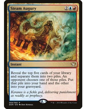 Magic: The Gathering Steam Augury (068) Moderately Played