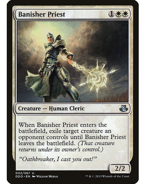 Magic: The Gathering Banisher Priest (002) Moderately Played