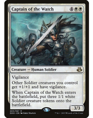 Magic: The Gathering Captain of the Watch (003) Moderately Played