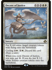 Magic: The Gathering Decree of Justice (007) Moderately Played