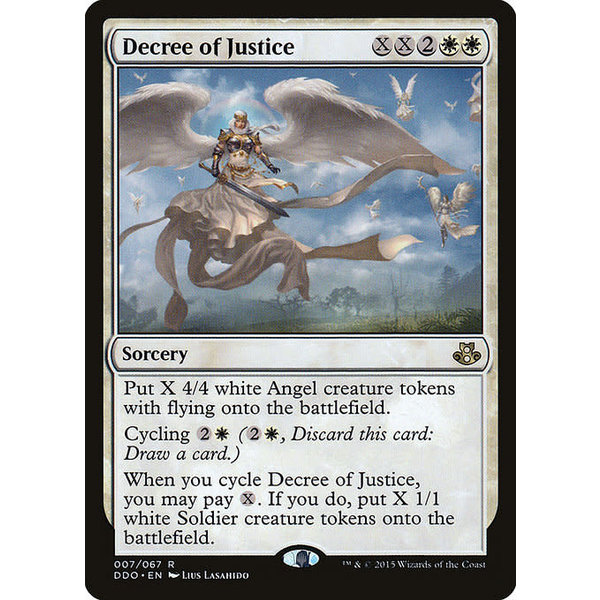 Magic: The Gathering Decree of Justice (007) Moderately Played
