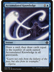 Magic: The Gathering Accumulated Knowledge (035) Moderately Played