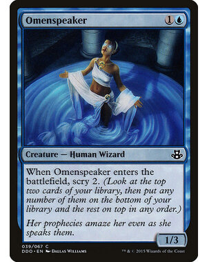 Magic: The Gathering Omenspeaker (039) Moderately Played