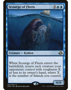 Magic: The Gathering Scourge of Fleets (041) Moderately Played