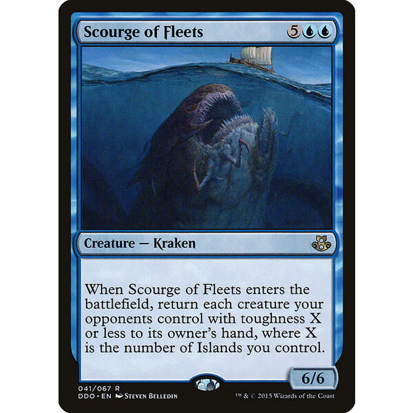 Magic: The Gathering Scourge of Fleets (041) Moderately Played