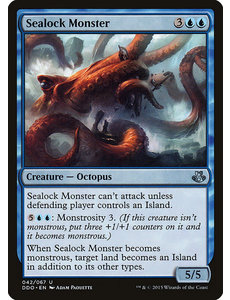 Magic: The Gathering Sealock Monster (042) Heavily Played