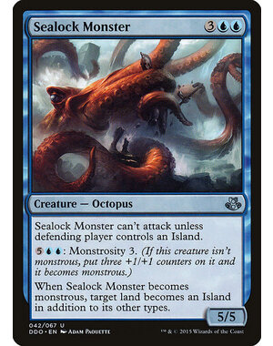 Magic: The Gathering Sealock Monster (042) Moderately Played