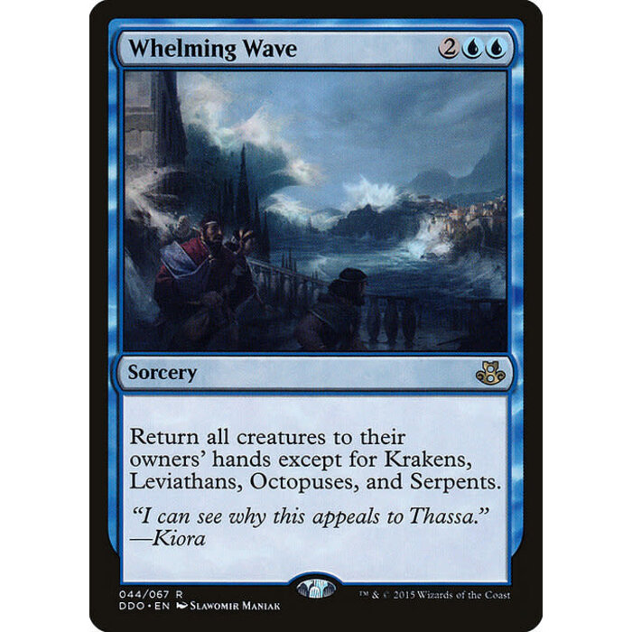 Magic: The Gathering Whelming Wave (044) Moderately Played
