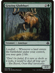 Magic: The Gathering Grazing Gladehart (047) Moderately Played