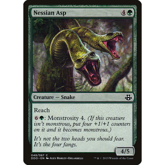 Magic: The Gathering Nessian Asp (048) Moderately Played
