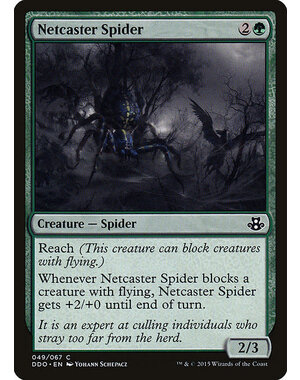 Magic: The Gathering Netcaster Spider (049) Moderately Played