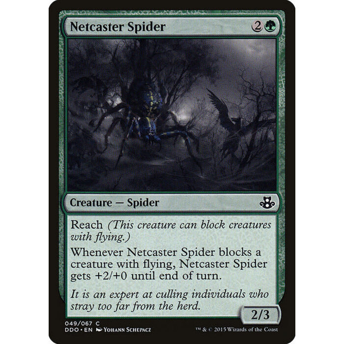 Magic: The Gathering Netcaster Spider (049) Moderately Played