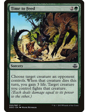 Magic: The Gathering Time to Feed (050) Moderately Played